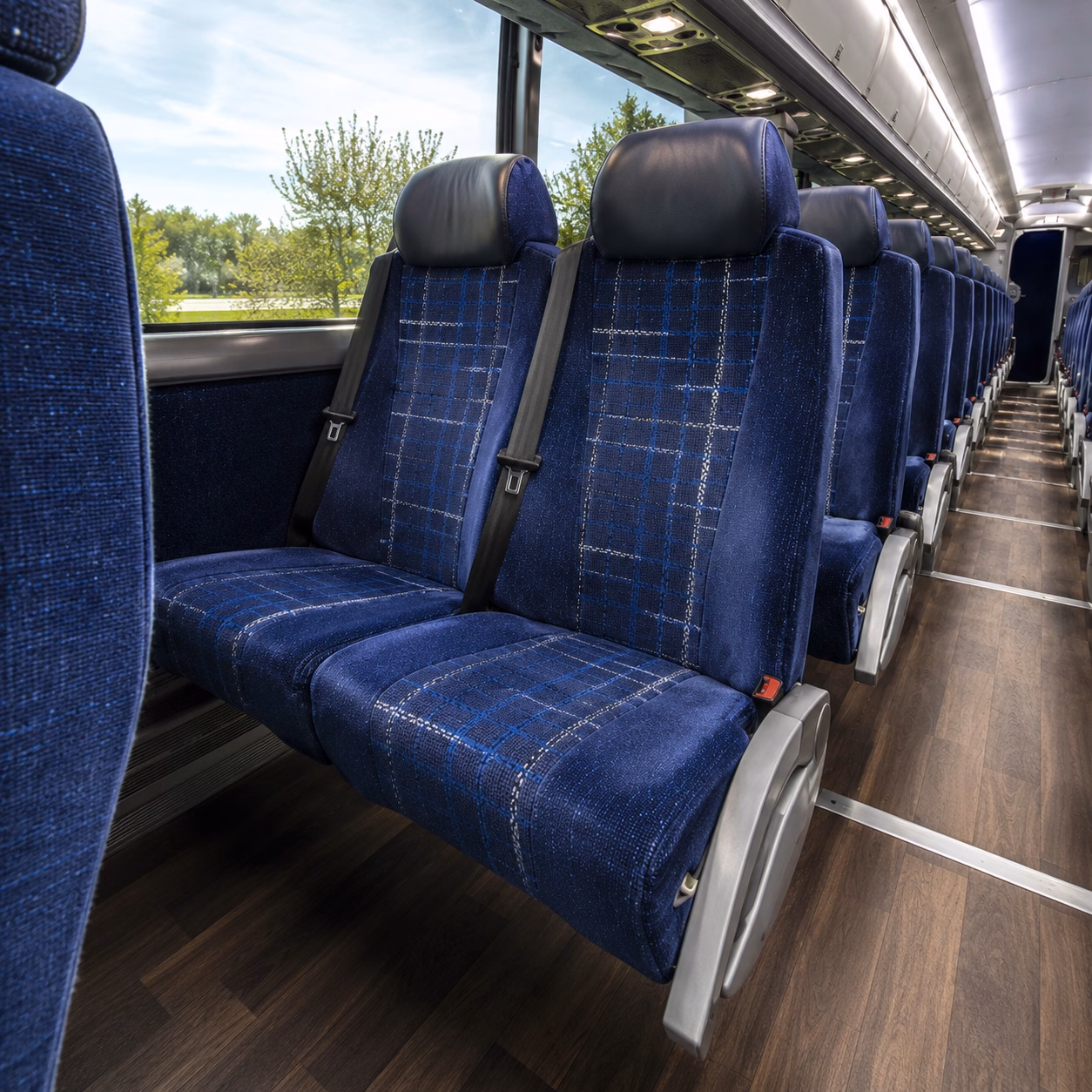 livonia airport transportation onboard seating