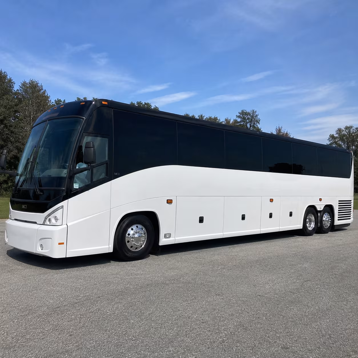 livonia charter bus services exterior