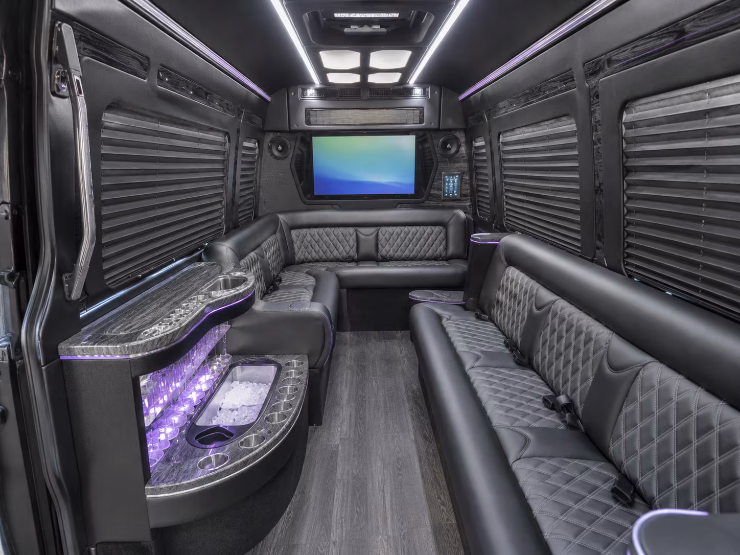 livonia party bus interior